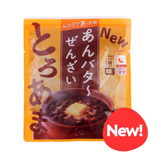 レンジであったか　あんバターぜんざい